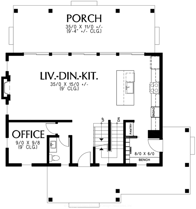 Main Floor Plan image for Mascord --Main Floor Plan