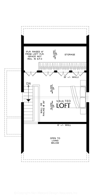 Upper Floor Plan image for Mascord --Upper Floor Plan