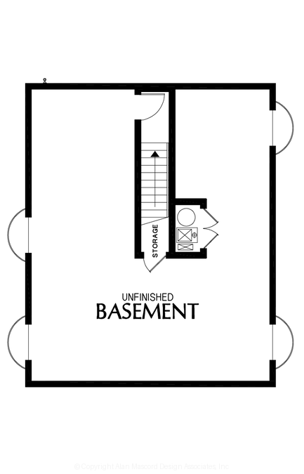 Lower Floor Plan image for Mascord --Lower Floor Plan