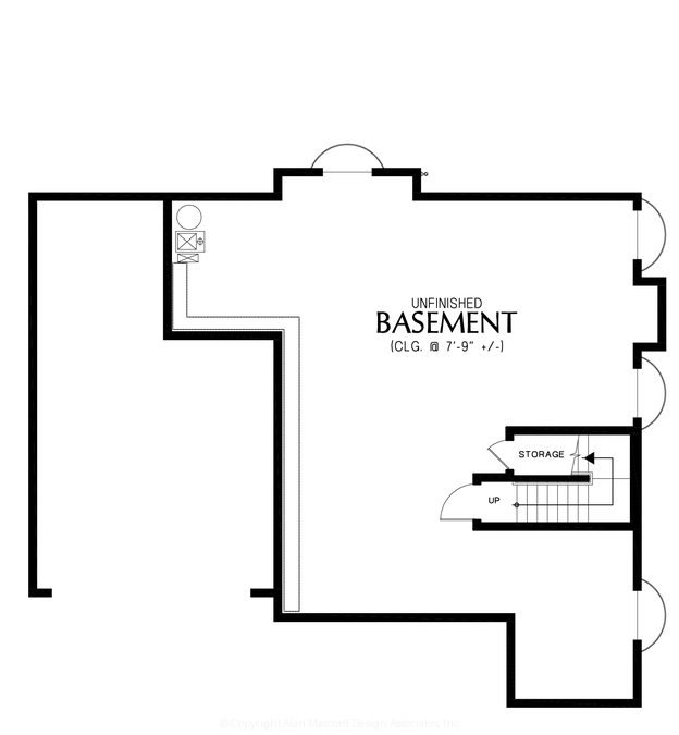 Lower Floor Plan image for Mascord --Lower Floor Plan