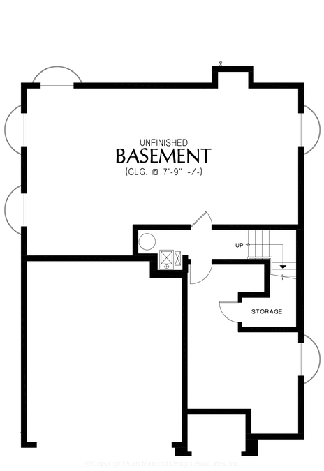 Lower Floor Plan image for Mascord --Lower Floor Plan