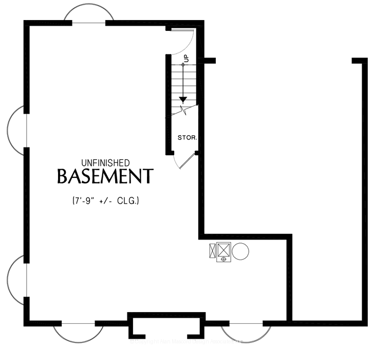 Lower Floor Plan image for Mascord --Lower Floor Plan
