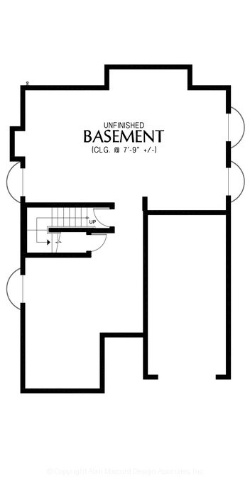 Lower Floor Plan image for Mascord --Lower Floor Plan