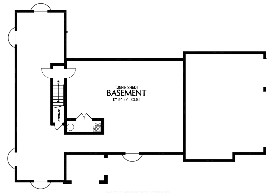 Lower Floor Plan image for Mascord --Lower Floor Plan