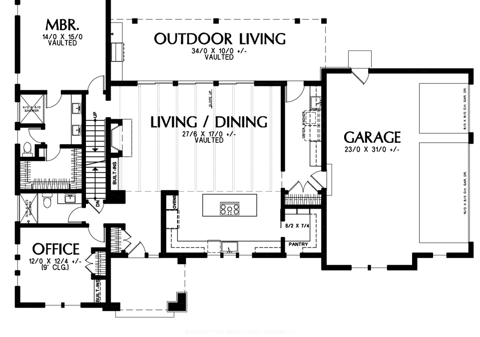 Main Floor Plan image for Mascord --Main Floor Plan