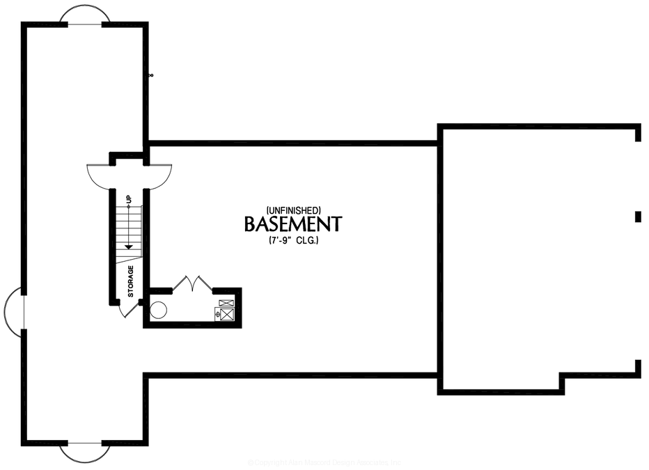 Lower Floor Plan image for Mascord --Lower Floor Plan