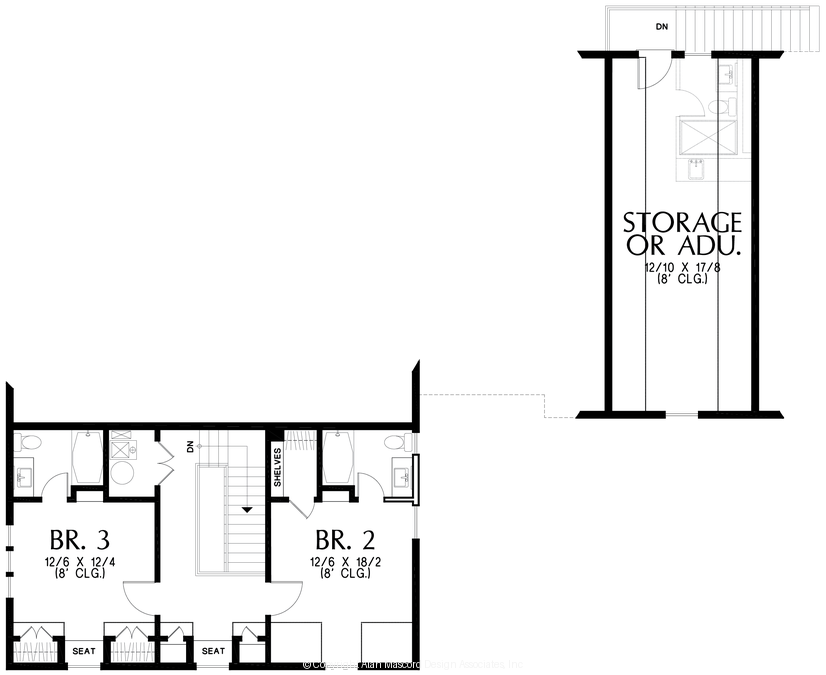 Upper Floor Plan image for Mascord --Upper Floor Plan
